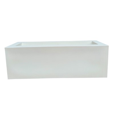 RETTANGOLO  ΑΣΠΡΗ  110     Π40(24) x Μ110(93) x Y40  ΠΛΑΣΤΙΚΗ ΖΑΡΤΙΝΙΕΡΑ