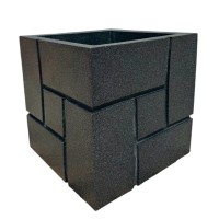 BLOCKS  50  ΓΚΡΙ ΣΚΟΥΡΟ  Δ50(40) x Π50 x Υ50 ΠΛΑΣΤΙΚΗ ΓΛΑΣΤΡΑ