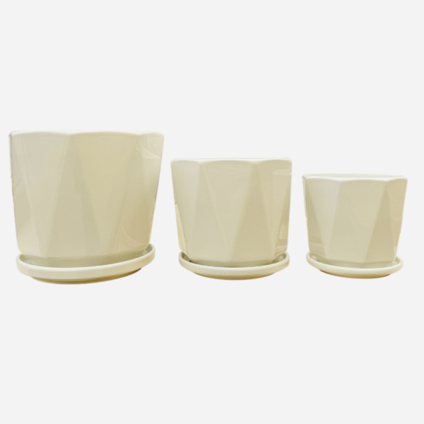 ΣΕΤ 3 ΤΕΜΑΧΙΑ ΑΣΠΡΟ Δ20,7ΧΥ19,5 Δ16,7ΧΥ16,5 Δ14ΧΥ13,5