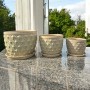 ΓΥΑΛΩΜΕΝΗ ΓΛΑΣΤΡΑ ΣΕΤ 3ΤΕΜ  Δ30xΥ23  Δ23xΥ18  Δ18xΥ14